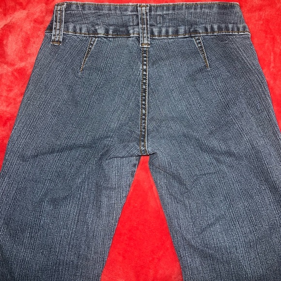 No butt pockets denim bootcut jeans - Picture 3 of 4